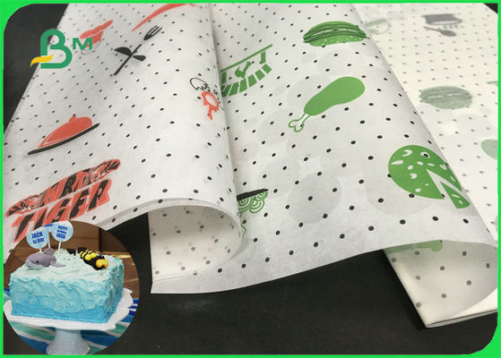 FDA FSC Sertifikalı Gıda Için Güvenli Isıya Dayanıklı Pişirme Kağıt Izgara Pişirme BARBEKÜ