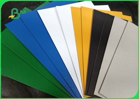 2.0mm FSC geri dönüşüm hamuru parlak Vernik hediye kutusu için Renkli karton