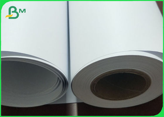 80G Yüksek Beyaz CAD Plotter Kağıt Rulosu 610MM 914 MM FSC Onaylandı