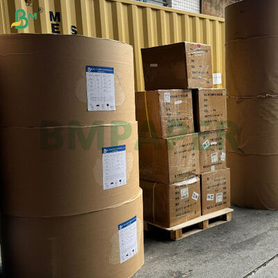 Yüksek Beyazlık Islak Güçlü Etiket Bira / Konserve Etiketleri İçin Metal Kağıt