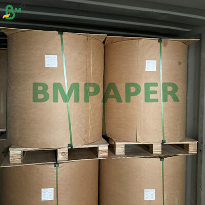 Doğal Kahverengi Çizgili Kraft Kağıt Paketleme ve Baskı İçin 30 - 70 Gsm
