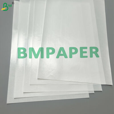Özel baskı 40g+12g Tek taraflı PE Laminated White Kraft Kağıdı